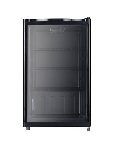 99lt Beer bottle cooler Glass door Black | Stalwart DA-AX108BVC 