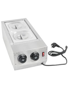 Commercial Chocolate Melter Double Pan 1.0kW | Stalwart DA-HW22 2