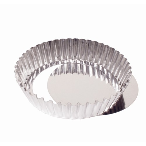 Deep Fluted Quiche Tin With Removable Base 25cm