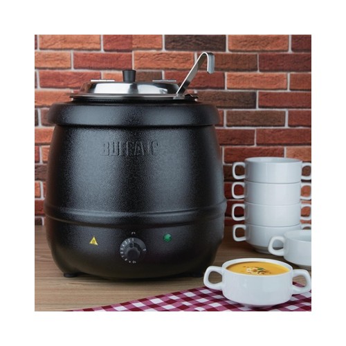 Buffalo Black Soup Kettle 10 Litre Commercial