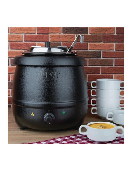 Buffalo Black Soup Kettle 10 Litre Commercial