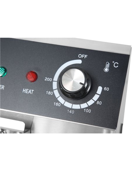 Commercial Fryer Single Electric 12 litre 5kW Countertop | DA-HEF83A