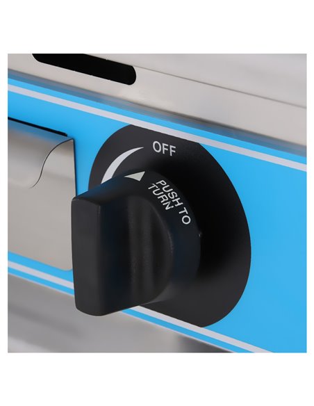 Commercial Gas Griddle Smooth plate 1 zone 3kW Countertop | DA-GG360