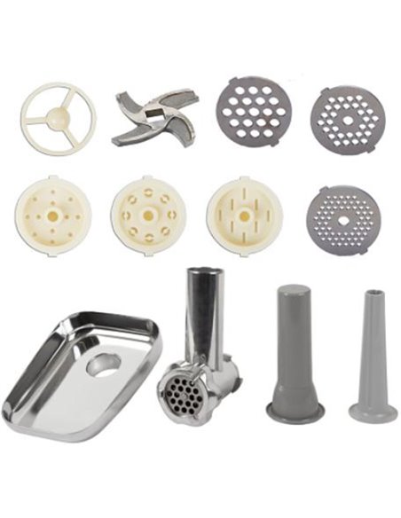 Professional Countertop Planetary mixer 10 litres with Meat grinder &amp Sausage &amp Pasta maker 1.5kW Stainless steel | DA-SM2