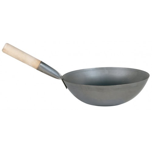 Stalwart PRO 36cm Carbon Steel Wok...