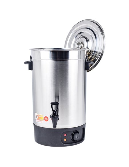 Commercial Water Boiler Single wall 50 litres Stainless steel | Stalwart DA-VICWBP50