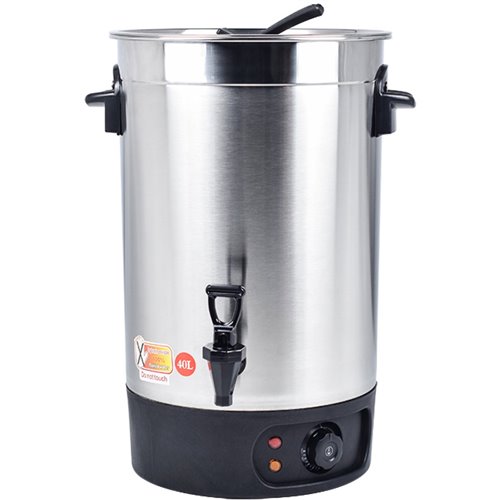 Commercial Water Boiler Single wall 50 litres Stainless steel | Stalwart DA-VICWBP50