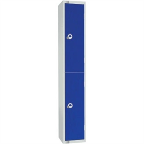 Two Door Locker Blue Camlock