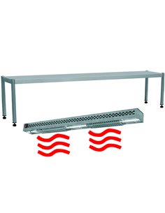 Heated Gantry with Strip heater 1 level Width 1400mm Height 400mm | Stalwart DA-THAB1R144-THKBS133