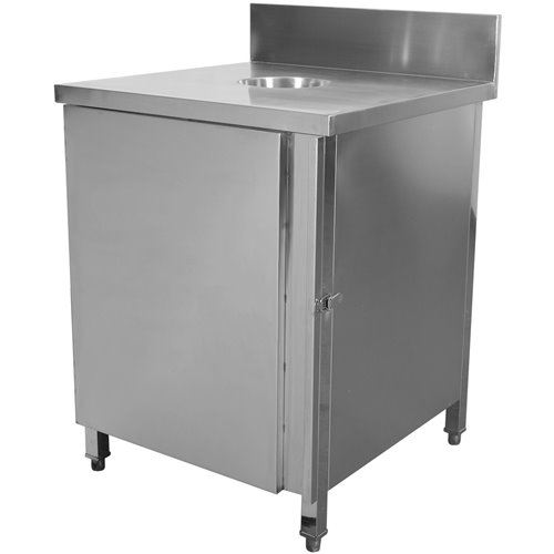Commercial Waste Bin Cabinet Stainless steel | Stalwart DA-WRSA7070H