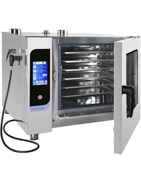 Commercial Electric Combi Oven 6 x GN 1/1 capacity with Steam Cooking Function| Stalwart DA-KNGCKW06A