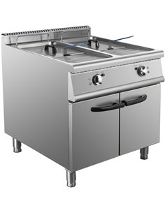 Commercial Electric Fryer Double Tank 2x28 litres | Stalwart DA-HEF908A