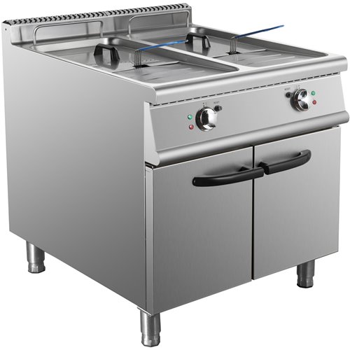 Commercial Electric Fryer Double Tank 2x28 litres | Stalwart DA-HEF908A