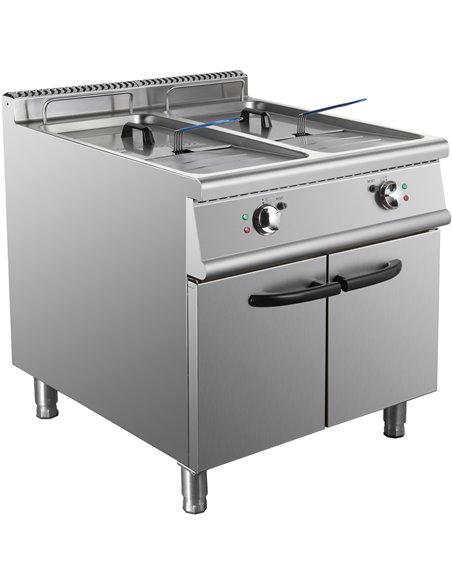 Commercial Electric Fryer Double Tank 2x28 litres | Stalwart DA-HEF908A