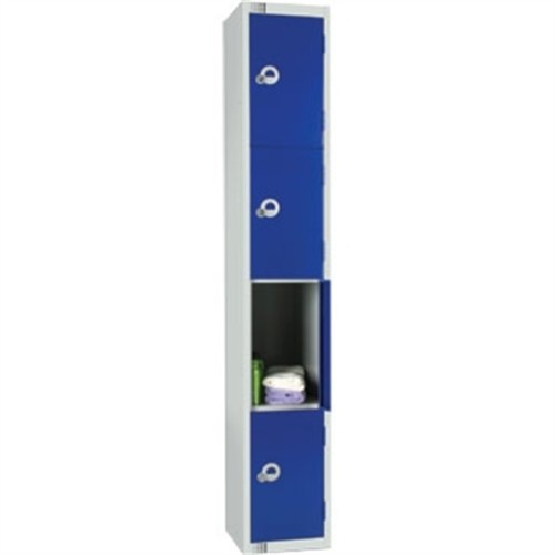 Four Door Locker Blue Camlock