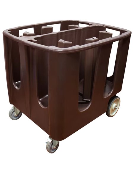 Commercial Plate Trolley 300 plates 6 stacks 930x720x800mm | Stalwart DA-WHJCDC240