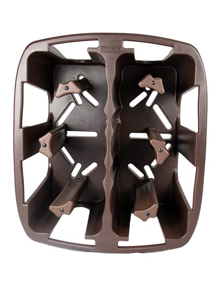 Commercial Plate Trolley 300 plates 6 stacks 930x720x800mm | Stalwart DA-WHJCDC240