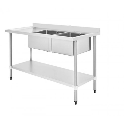 Pro  Stainless Steel Sink Double Bowl...