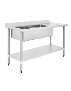 Pro Steel Sink Double Sink...