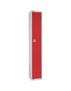 Single Door Locker Red Door 300mm