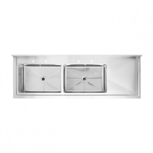 Pro Steel Catering Sink Double Bowl...