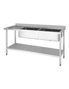 Pro Y828 Steel Sink Double...