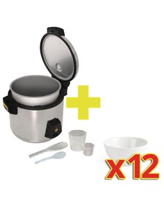 Special Offer Buffalo Rice Cooker with 12x Olympia Bowls