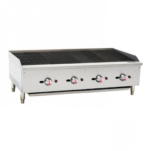 4 Burner Gas Countertop Charbroiler /...