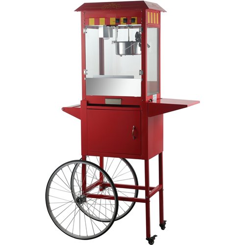 Commercial Popcorn Maker with Cart | Stalwart DA-HPBCA