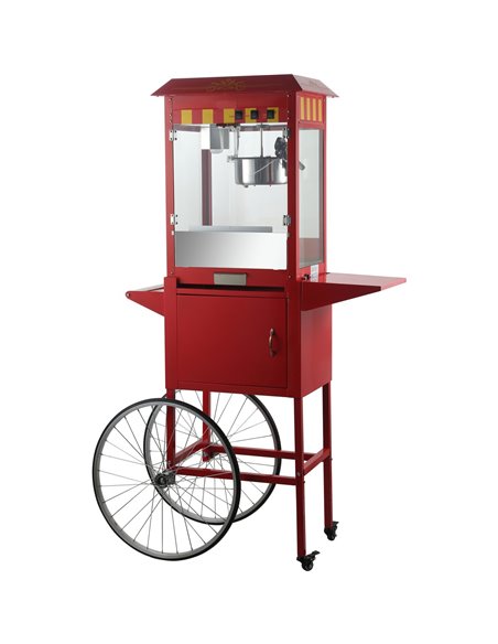 Commercial Popcorn Maker with Cart | Stalwart DA-HPBCA