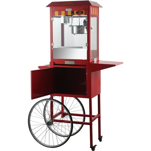 Commercial Popcorn Maker with Cart | Stalwart DA-HPBCA