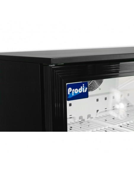 Prodis NT1BHLO-HC Hinged Low Height Single Door Black Bottle Cooler