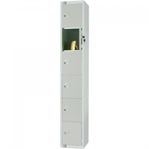 Six Door Locker Mid Grey Door Camlock