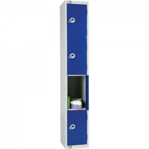 Four Door Locker Blue Door Camlock