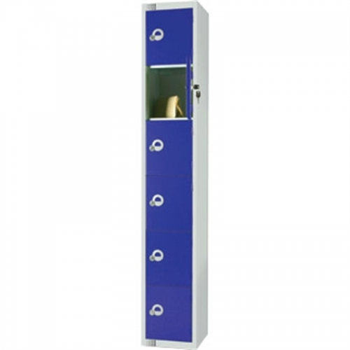 Six Door Locker Blue Door Padlock