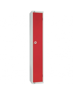 Single Door Locker Red Padlock
