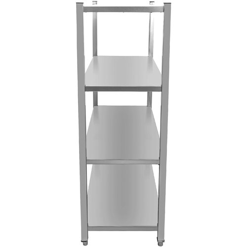 Commercial Shelving Unit 4 Tier Stainless Steel 1000x500x1500mm | Stalwart DA-SSB10050
