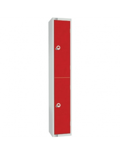 Two Door Locker Red Doors Camlock