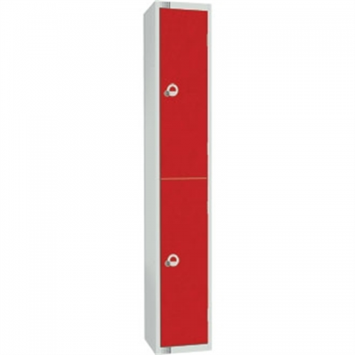 Two Door Locker Red Doors Camlock