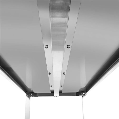 Commercial Shelving Unit 4 Tier Stainless Steel 1500x400x1500mm | Stalwart DA-SSB15040