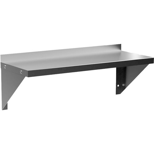 Commercial Wall Shelf Stainless Steel 765x305x240mm | Stalwart DA-WS1230
