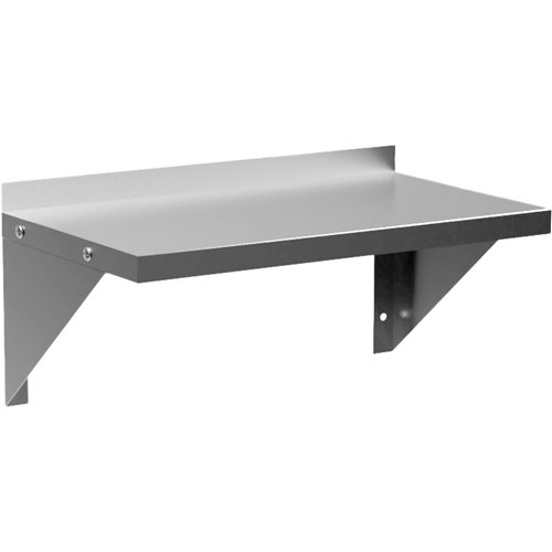 Commercial Wall Shelf Stainless Steel 610x360x240mm | Stalwart DA-WS1424