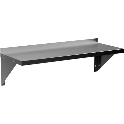 Commercial Wall Shelf Stainless Steel 915x360x240mm | Stalwart DA-WS1436