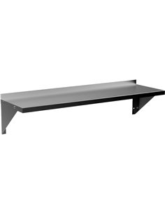 Commercial Wall Shelf Stainless Steel 1220x360x240mm | Stalwart DA-WS1448
