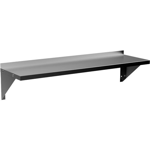 Commercial Wall Shelf Stainless Steel 1220x360x240mm | Stalwart DA-WS1448