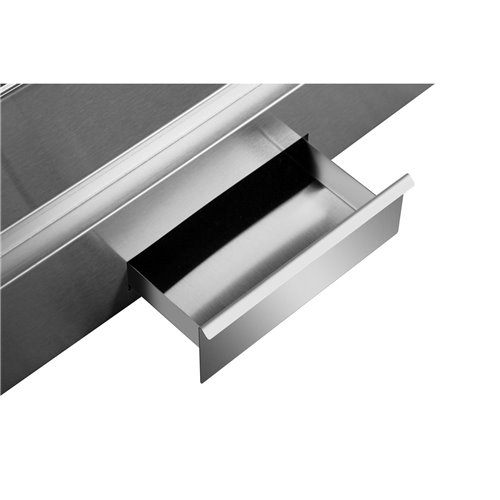 Commercial Two-Tier Heated Showcase Food and Chicken Warmer 1200x760x860mm Countertop Dry Heat and Wet Heat | Stalwart DA-HW6PB