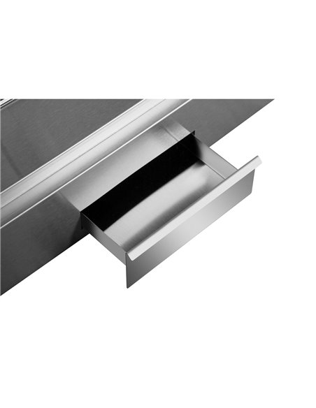 Commercial Two-Tier Heated Showcase Food and Chicken Warmer 1200x760x860mm Countertop Dry Heat and Wet Heat | Stalwart DA-HW6PB