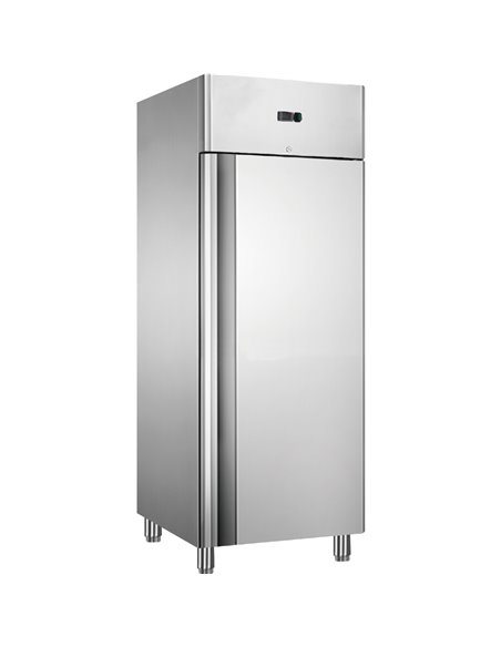 Commercial Refrigerator Stainless Steel Upright Cabinet 450L 3 Shelves Single Door Static Cooling | Stalwart DA-THL400TN