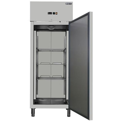 Commercial Refrigerator Stainless Steel Upright Cabinet 450L 3 Shelves Single Door Static Cooling | Stalwart DA-THL400TN