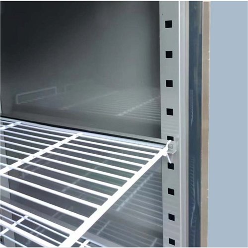 Commercial Refrigerator Stainless Steel Upright Cabinet 450L 3 Shelves Single Door Static Cooling | Stalwart DA-THL400TN